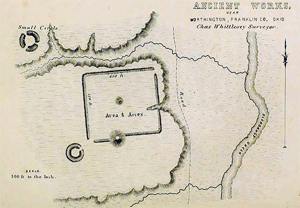 Map of Jeffers Mound